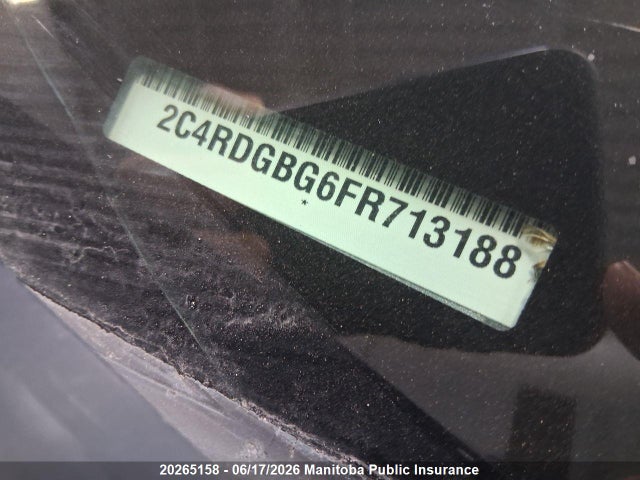 Продажа на аукционе авто 2015 Dodge Grand Caravan Sxt, vin: 2C4RDGBG6FR713188, номер лота: 20265158