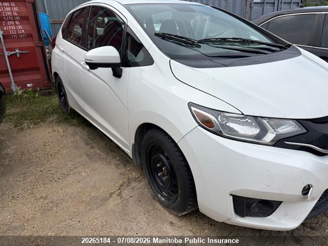 2015 Honda Fit Ex-l მანქანა იყიდება აუქციონზე, vin: 3HGGK5H8XFM107449, აუქციონის ნომერი: 20265184