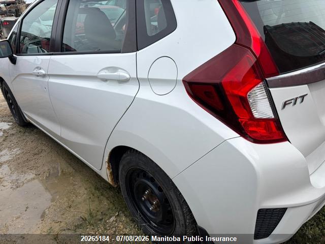 2015 Honda Fit Ex-l მანქანა იყიდება აუქციონზე, vin: 3HGGK5H8XFM107449, აუქციონის ნომერი: 20265184