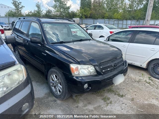 2007 Toyota Highlander Hybrid Limited მანქანა იყიდება აუქციონზე, vin: JTEEW21A070035909, აუქციონის ნომერი: 20265197