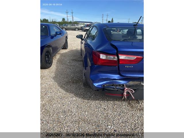 2013 Kia Rio Lx მანქანა იყიდება აუქციონზე, vin: KNADM4A32D6220889, აუქციონის ნომერი: 20265243