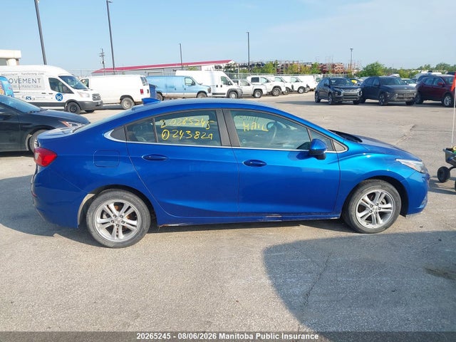 Продажа на аукционе авто 2018 Chevrolet Cruze Lt Turbo, vin: 1G1BE5SM7J7243829, номер лота: 20265245