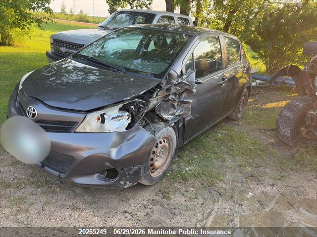 2014 Toyota Yaris Le მანქანა იყიდება აუქციონზე, vin: VNKKTUD38EA004771, აუქციონის ნომერი: 20265249