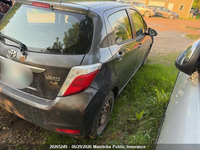 2014 Toyota Yaris Le მანქანა იყიდება აუქციონზე, vin: VNKKTUD38EA004771, აუქციონის ნომერი: 20265249