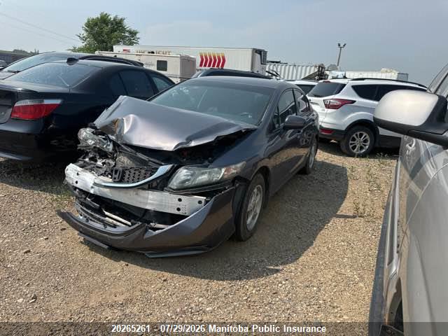 Honda Civic Lx 2014 2HGFB2F40EH038522 Image 2