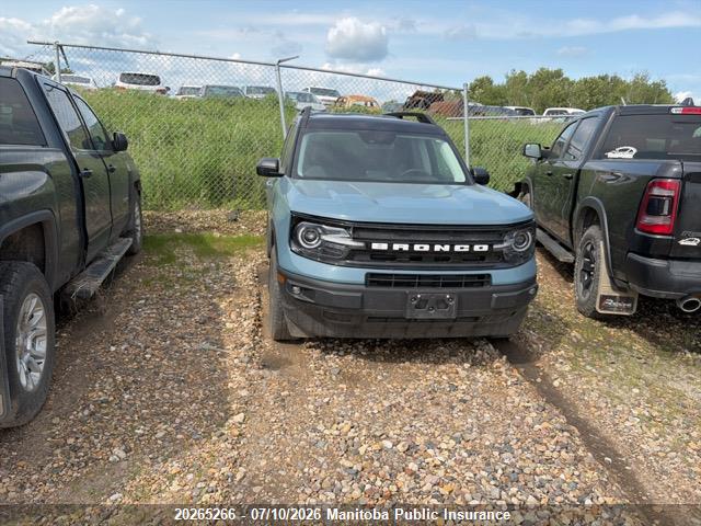 Auction sale of the 2022 Ford Bronco Sport Outer Banks, vin: 3FMCR9C60NRE06256, lot number: 20265266