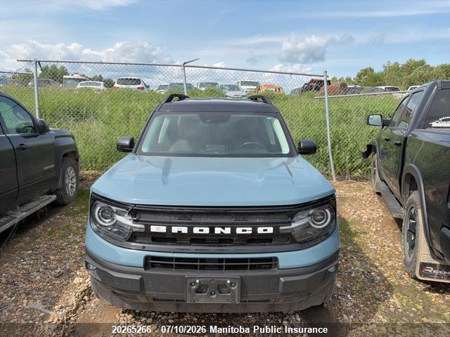 Продажа на аукционе авто 2022 Ford Bronco Sport Outer Banks, vin: 3FMCR9C60NRE06256, номер лота: 20265266