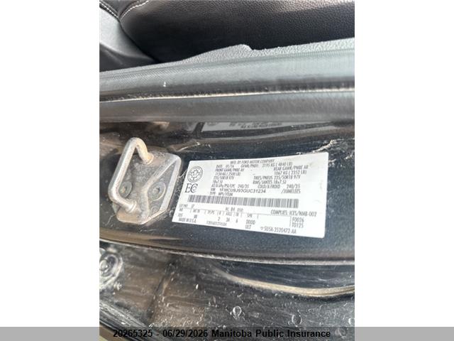 2016 Ford Escape Titanium მანქანა იყიდება აუქციონზე, vin: 1FMCU9J93GUC31234, აუქციონის ნომერი: 20265325