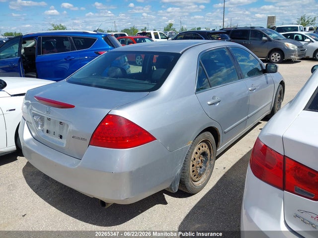 Aukcja sprzedaży 2007 Honda Accord Ex, vin: 1HGCM56727A809248, numer aukcji: 20265347
