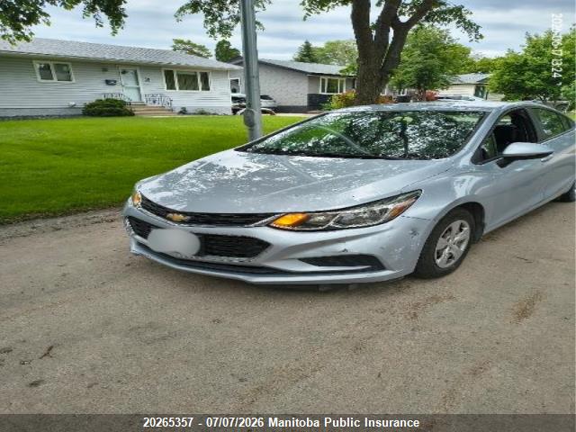 Aukcja sprzedaży 2017 Chevrolet Cruze Ls Turbo, vin: 1G1BC5SM7H7209096, numer aukcji: 20265357