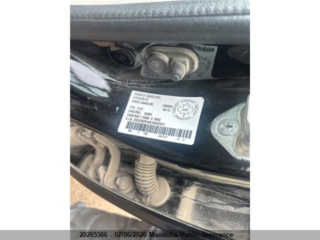 2012 Honda Civic Lx მანქანა იყიდება აუქციონზე, vin: 2HGFB2F48CH042041, აუქციონის ნომერი: 20265366