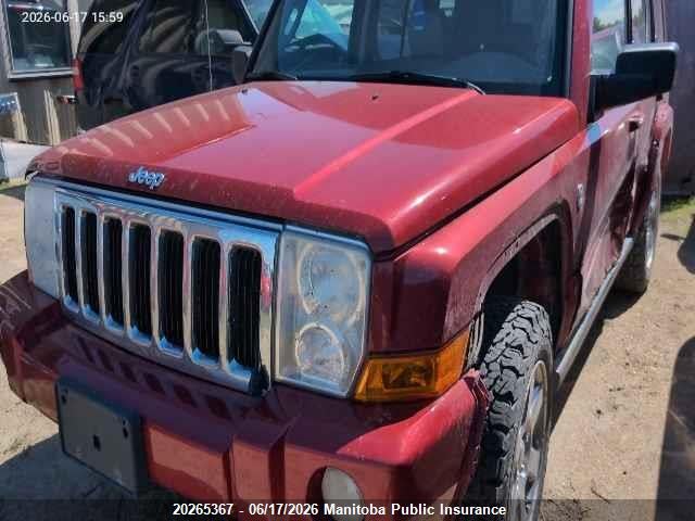 Продажа на аукционе авто 2006 Jeep Commander Limited, vin: 1J8HG58296C261838, номер лота: 20265367
