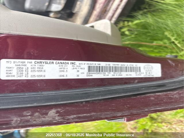 Aukcja sprzedaży 2009 Dodge Grand Caravan Sxt, vin: 2D8HN44X59R531556, numer aukcji: 20265368