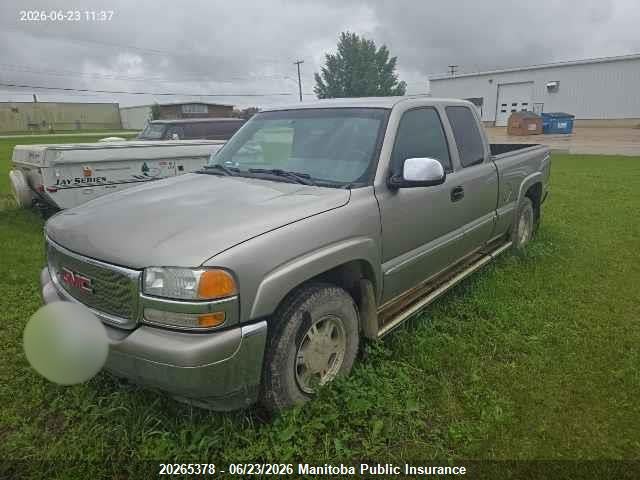Aukcja sprzedaży 2002 Gmc Sierra 1500 Ext Cab, vin: 2GTEK19T521121715, numer aukcji: 20265378