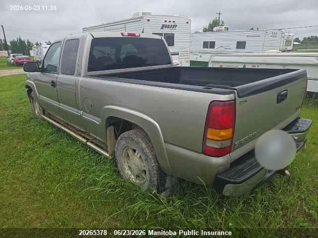 Aukcja sprzedaży 2002 Gmc Sierra 1500 Ext Cab, vin: 2GTEK19T521121715, numer aukcji: 20265378