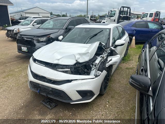 2022 Honda Civic Sport Touring მანქანა იყიდება აუქციონზე, vin: 19XFL1H81NE400827, აუქციონის ნომერი: 20265379