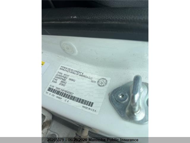 2022 Honda Civic Sport Touring მანქანა იყიდება აუქციონზე, vin: 19XFL1H81NE400827, აუქციონის ნომერი: 20265379