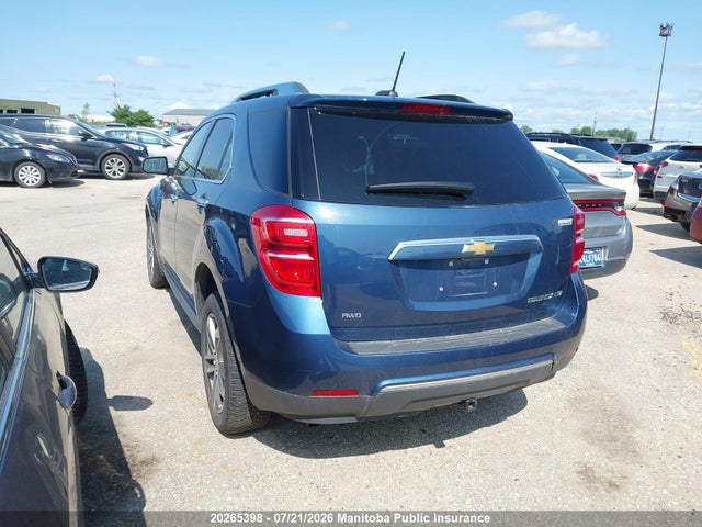 Продажа на аукционе авто 2016 Chevrolet Equinox Ltz, vin: 2GNFLGEK0G6271623, номер лота: 20265398