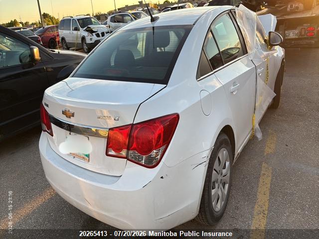 20265413 :رقم المزاد ، 1G1PC5SBXE7440073 vin ، 2014 Chevrolet Cruze Lt Turbo مزاد بيع