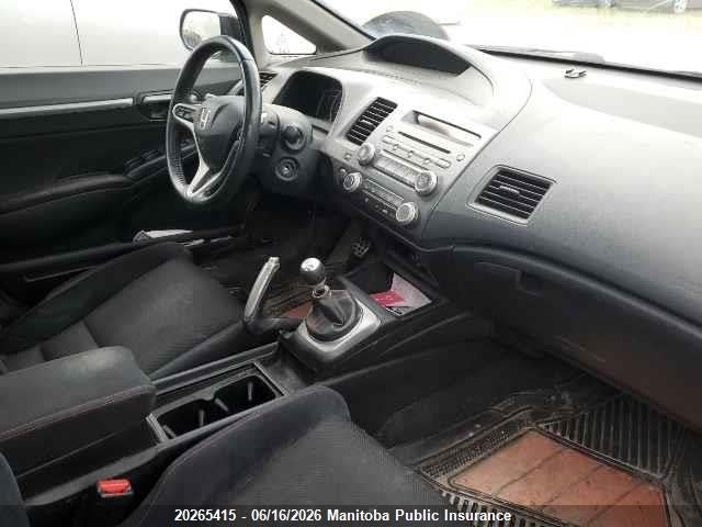 Продаж на аукціоні авто 2009 Honda Civic Si, vin: 2HGFA55579H200568, номер лоту: 20265415
