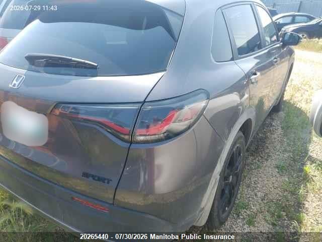 2026 Honda Hr-v Sport მანქანა იყიდება აუქციონზე, vin: 3CZRZ2H54TM107749, აუქციონის ნომერი: 20265440