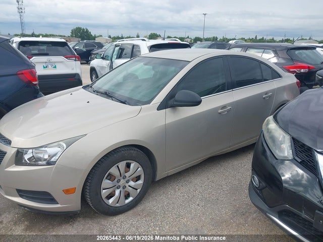 Продаж на аукціоні авто 2012 Chevrolet Cruze Ls, vin: 1G1PC5SH2C7166675, номер лоту: 20265443