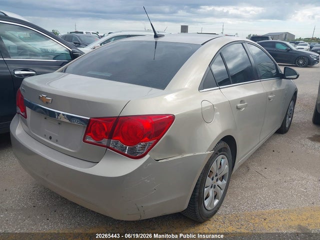 Продаж на аукціоні авто 2012 Chevrolet Cruze Ls, vin: 1G1PC5SH2C7166675, номер лоту: 20265443