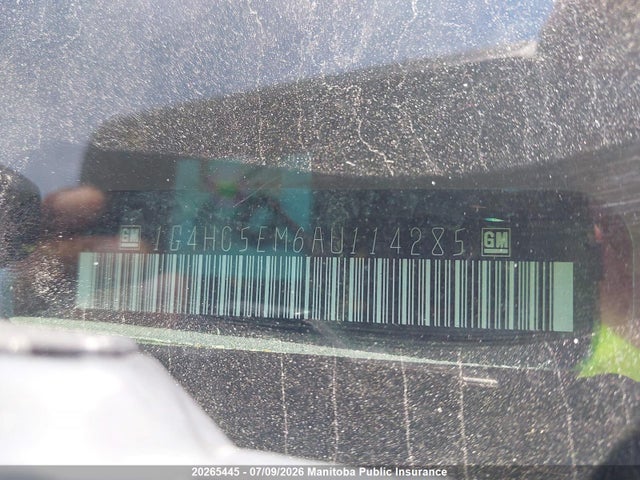 20265445 :رقم المزاد ، 1G4HC5EM6AU114285 vin ، 2010 Buick Lucerne Cxl V6 مزاد بيع
