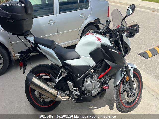 20265462 :رقم المزاد ، MLHNC526XF5100255 vin ، 2015 Honda Cb300fa مزاد بيع