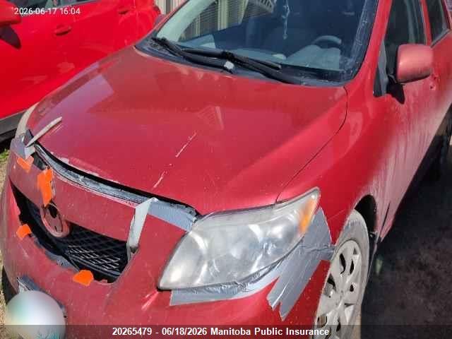 2009 Toyota Corolla Ce მანქანა იყიდება აუქციონზე, vin: 2T1BU40EX9C052352, აუქციონის ნომერი: 20265479