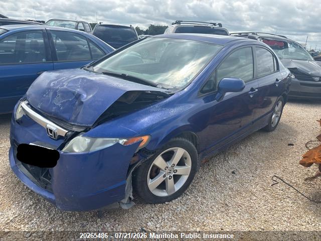 20265486 :رقم المزاد ، 2HGFA16856H024293 vin ، 2006 Honda Civic Ex مزاد بيع