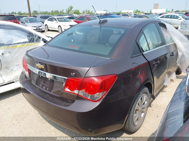 20265499 :رقم المزاد ، 1G1PC5SB2F7222453 vin ، 2015 Chevrolet Cruze Lt Turbo مزاد بيع