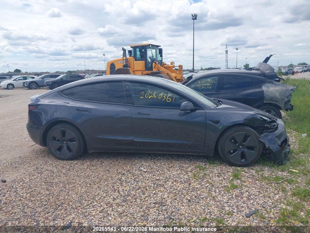 Продажа на аукционе авто 2023 Tesla Model 3 Standard Range Plus 50, vin: LRW3E1FA3PC921719, номер лота: 20265543