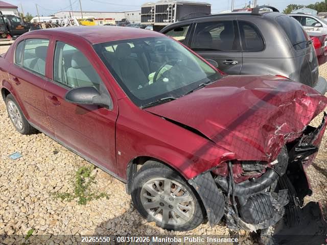20265550 :رقم المزاد ، 1G1AR55H397196289 vin ، 2009 Chevrolet Cobalt Ls مزاد بيع