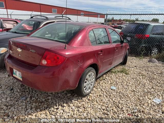 20265550 :رقم المزاد ، 1G1AR55H397196289 vin ، 2009 Chevrolet Cobalt Ls مزاد بيع