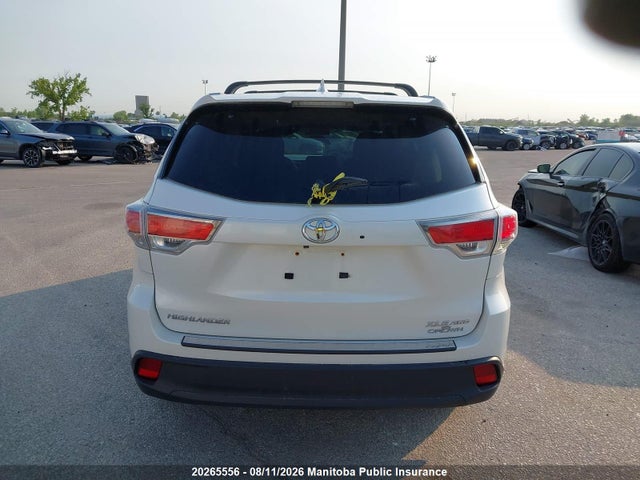 Продаж на аукціоні авто 2015 Toyota Highlander Xle V6, vin: 5TDJKRFH7FS127933, номер лоту: 20265556