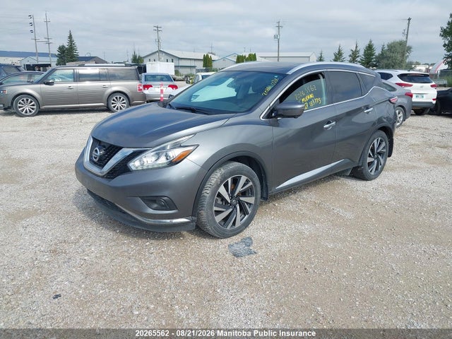 Nissan Murano Platinum 2016 5N1AZ2MH0GN133775 Image 2