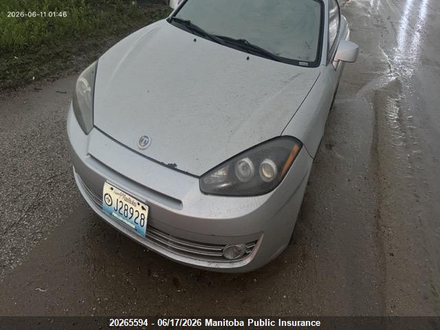 2008 Hyundai Tiburon Gs მანქანა იყიდება აუქციონზე, vin: KMHHM65D58U290273, აუქციონის ნომერი: 20265594