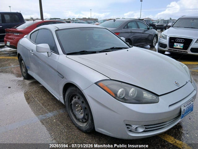 2008 Hyundai Tiburon Gs მანქანა იყიდება აუქციონზე, vin: KMHHM65D58U290273, აუქციონის ნომერი: 20265594