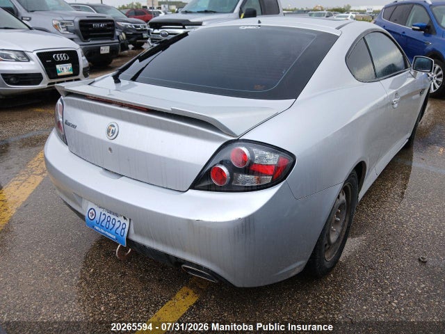 2008 Hyundai Tiburon Gs მანქანა იყიდება აუქციონზე, vin: KMHHM65D58U290273, აუქციონის ნომერი: 20265594