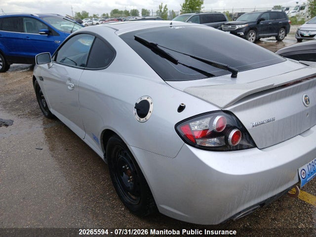 2008 Hyundai Tiburon Gs მანქანა იყიდება აუქციონზე, vin: KMHHM65D58U290273, აუქციონის ნომერი: 20265594