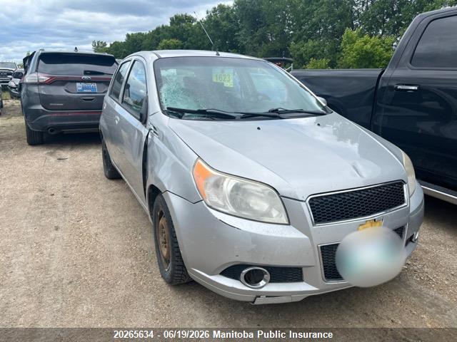 20265634 :رقم المزاد ، KL1TV65E49B377459 vin ، 2009 Chevrolet Aveo Ls مزاد بيع