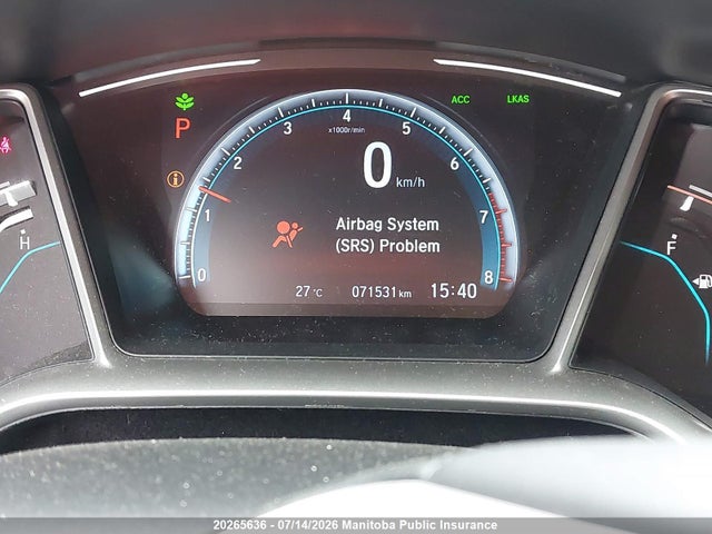 Honda CIVIC EX 2019 2HGFC2F72KH040341 Image 15