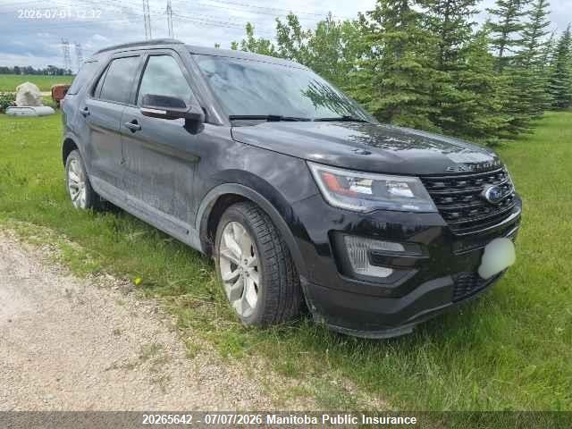 20265642 :رقم المزاد ، 1FM5K8GT5HGC49620 vin ، 2017 Ford Explorer Sport Ecoboost مزاد بيع