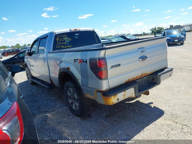 20265646 :رقم المزاد ، 1FTFW1ET0BKD59048 vin ، 2011 Ford F150 Fx4 Supercrew مزاد بيع