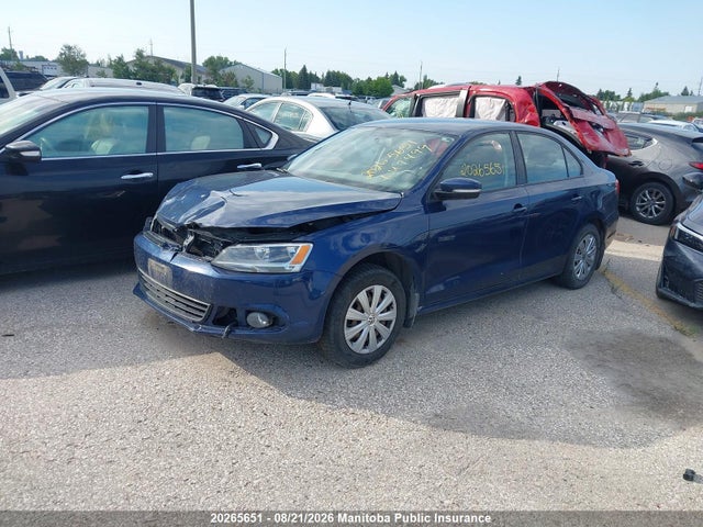 2014 Volkswagen Jetta 2.0 მანქანა იყიდება აუქციონზე, vin: 3VW1K7AJ4EM247084, აუქციონის ნომერი: 20265651