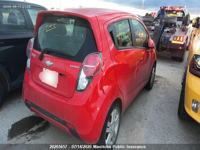 Продажа на аукционе авто 2014 Chevrolet Spark Lt, vin: KL8CD6S9XEC552765, номер лота: 20265657