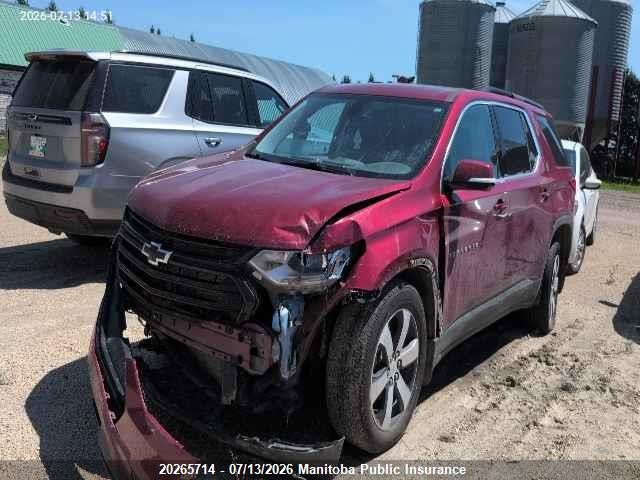Chevrolet Traverse Lt 2020 1GNEVHKW9LJ165378 Image 2