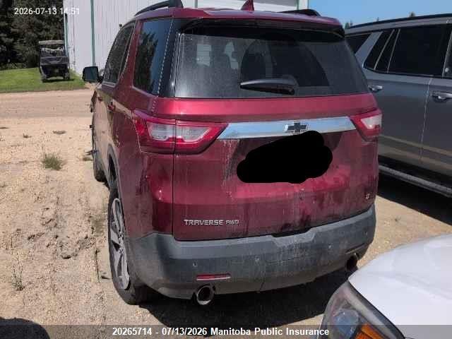 Chevrolet Traverse Lt 2020 1GNEVHKW9LJ165378 Image 3
