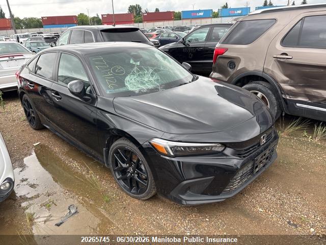 Продаж на аукціоні авто 2022 Honda Civic Sport, vin: 2HGFE2F57NH123177, номер лоту: 20265745